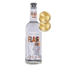 Double-gold award winning Flair Spirits Vodka bottle
