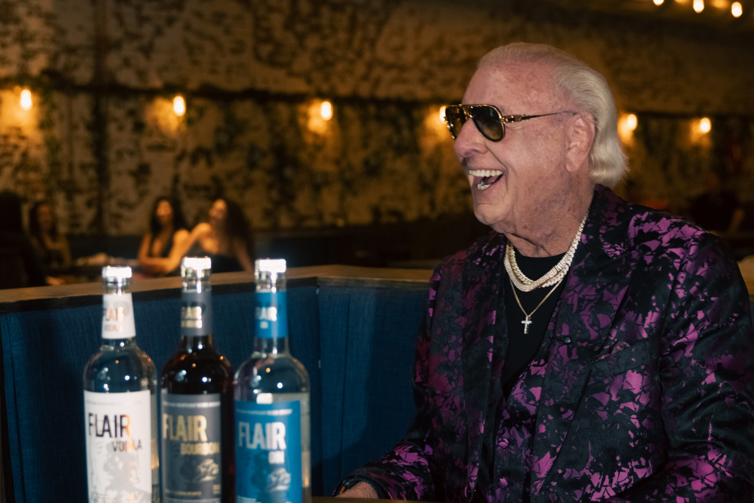 The Legendary Ric Flair poses with his signature spirits.
